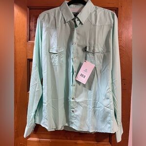 NWT Hooey Habitat woman’s size XXL rodeo queen button down arena shirt.